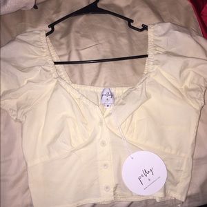 Princess Polly lemon top